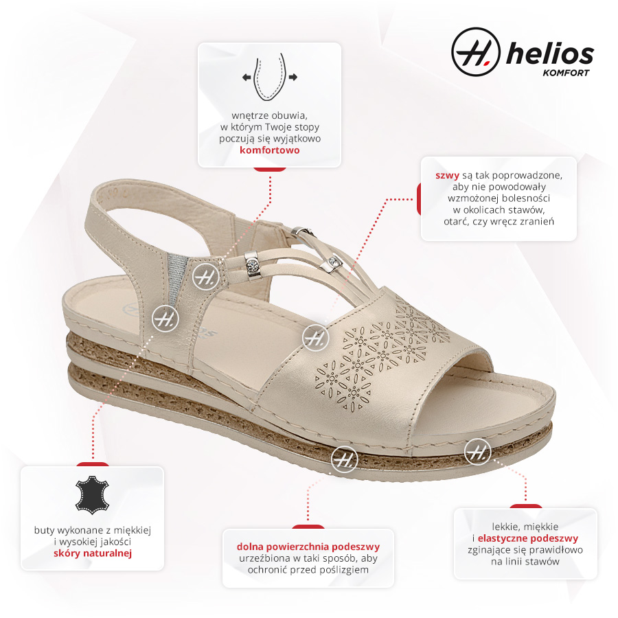 Buty HELIOS Komfort 125 27-Złote Zalety