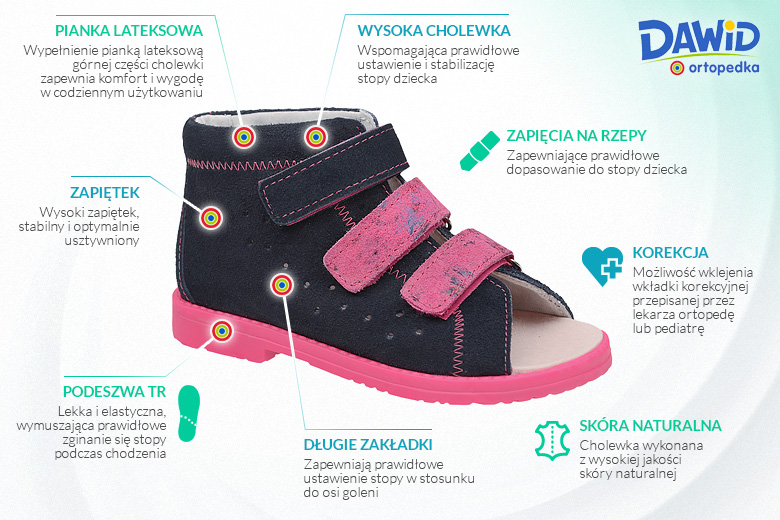 Buty Profilaktyczne DAWID Ortopedka Dawid 1042