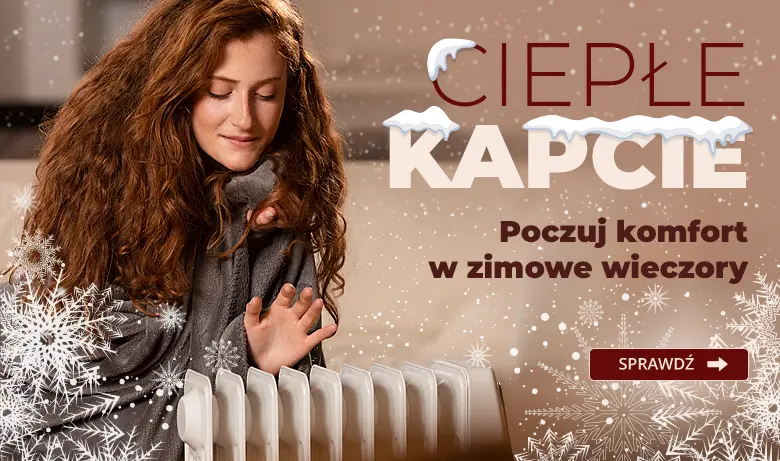 Ciepłe KAPCIE domowe na chłodne zimowe wieczory - Sklep z butami NeptunObuwie.pl