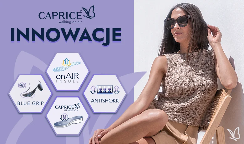 Innowacyjne buty damskie CAPRICE