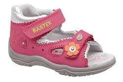 Sandałki na rzepy BARTEK 11068-0R9 Różowe