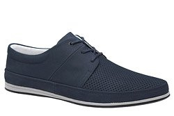 Półbuty KRISBUT 5292-3-9 Granatowe sznurowane