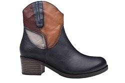 Botki Kowbojki LANQIER 41C463 Granatowe