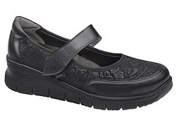 Półbuty na haluksy AXEL Comfort 1947 H Czarne