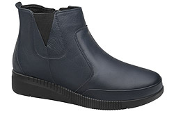 Trzewiki Botki NEPTUN NCS-1002-04H Granatowe na Haluksy