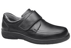 Półbuty WALDLAUFER 633301 K Ken-Soft Czarne na rzepy