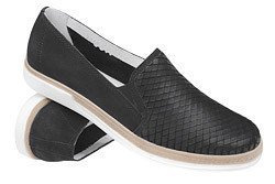 Półbuty wsuwane SIMEN 0106 Czarne Slip On