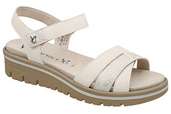 Sandały CAPRICE 9-28713-199 H Ecru Beż