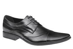 Półbuty wizytowe CONHPOL C-2431-17 Czarne