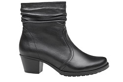 Botki AXEL Comfort 4185 H Czarne zimowe ocieplane