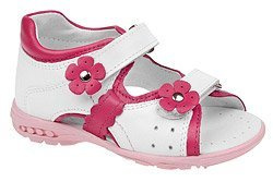 Sandałki dla dziewczynki KORNECKI 3718 Białe Róż