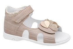 Sandałki dla dziewczynki KORNECKI 6557 Beżowe