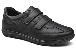 Półbuty IMAC 851490 Czarne na rzepy Extra Wide