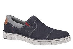 Półbuty Mokasyny JOSEF SEIBEL 47707 Ruben 07 Granatowe wsuwane XXL