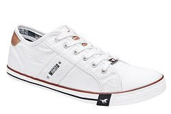 Kultowe Trampki MUSTANG 4058-310-1 Białe