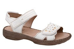 Sandały JOSEF SEIBEL 76755 Debra 55 Białe Ecru