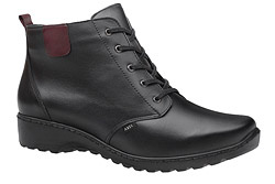 Trzewiki Botki AXEL Comfort 1424 Czarne ocieplane