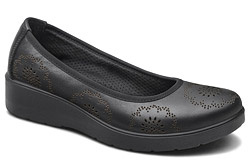 Balerinki IMAC 755470 H Czarne wsuwane Extra Wide