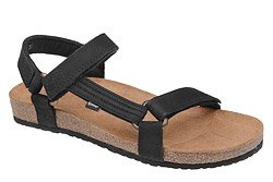 Sandały OTMĘT 405CP Czarne NaturForm Fussbett