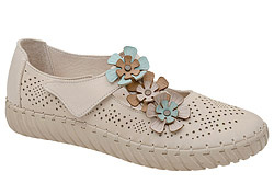 Komfortowe Półbuty LORETTA VITALE BB/5335 Beżowe