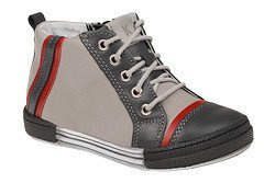 Trzewiki nieocieplane KORNECKI 3884 Popiel skórzane