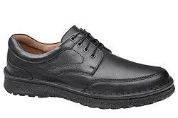 Półbuty ŁUKBUT 947 K Czarne XXL sznurowane