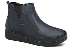 Trzewiki Botki NEPTUN NCS-1002-04H Granatowe na Haluksy