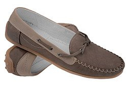 Mokasyny NIK 05-0180-002 Brązowe