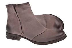 Trzewiki Kozaki BADURA 5110-379 Popielate ocieplane