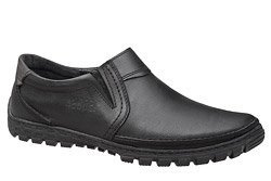 Półbuty KACPER 1-0035-466 Long XXL Czarne wsuwane