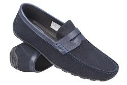 Mokasyny wsuwane KRISBUT 4923-3-9 Granatowe