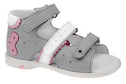 Sandałki dla dziewczynki KORNECKI 3713 Popielate
