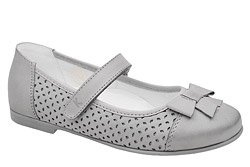 Balerinki na rzepy KORNECKI 5135 Popielate