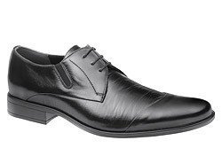 Półbuty wizytowe CONHPOL C-2904-86 Czarne