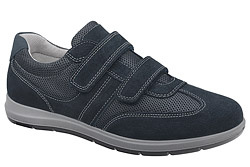 Półbuty IMAC 751571 Granatowe na rzepy Extra Wide