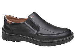 Półbuty Mokasyny ŁUKBUT 1462 K Czarne XXL wsuwane