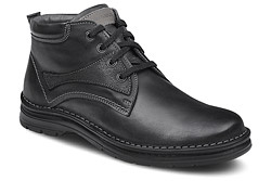 Trzewiki zimowe KRISBUT 6283-1-3 Czarne ocieplane