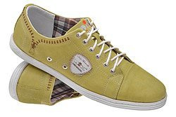 Półbuty Sneakersy NIK 05-0170-006 Musztardowe