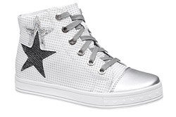 Sneakersy Trzewiki KORNECKI 6146 Białe Srebrne nieocieplane