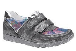 Sneakersy Półbuty KORNECKI 4900 Grafitowe na rzepy