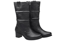 Kozaki AXEL Comfort 4468 H Czarne zimowe ocieplane