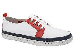 Komfortowe Półbuty LORETTA VITALE T-09 Białe