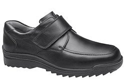 Półbuty WALDLAUFER 613300 K Kai-Soft Czarne na rzepy