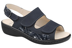 Sandały Dr Brinkmann 710135-05 K Granatowe na Haluksy