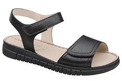 Sandały CAPRICE 9-28103-022 Czarne na rzepy