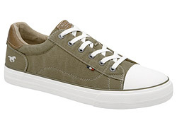 Kultowe Trampki MUSTANG 4180-303-77 Oliwkowe Khaki