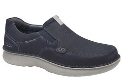 Półbuty JOSEF SEIBEL 34801 Alan 01 K Granatowe XXL wsuwane