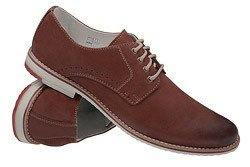 Półbuty sznurowane KRISBUT 9067-3 Brązowe