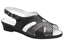 Sandały SUAVE Comfortable 710036-01 Czarne