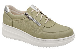 Półbuty HELIOS Komfort 419 Oliwkowe na zamek